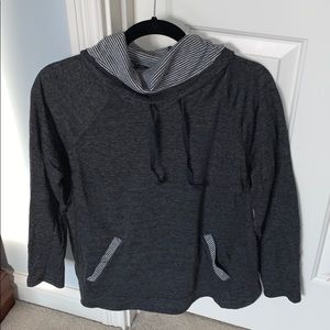 Cowl-neck sweatshirt: Sunday line at Dress Barn